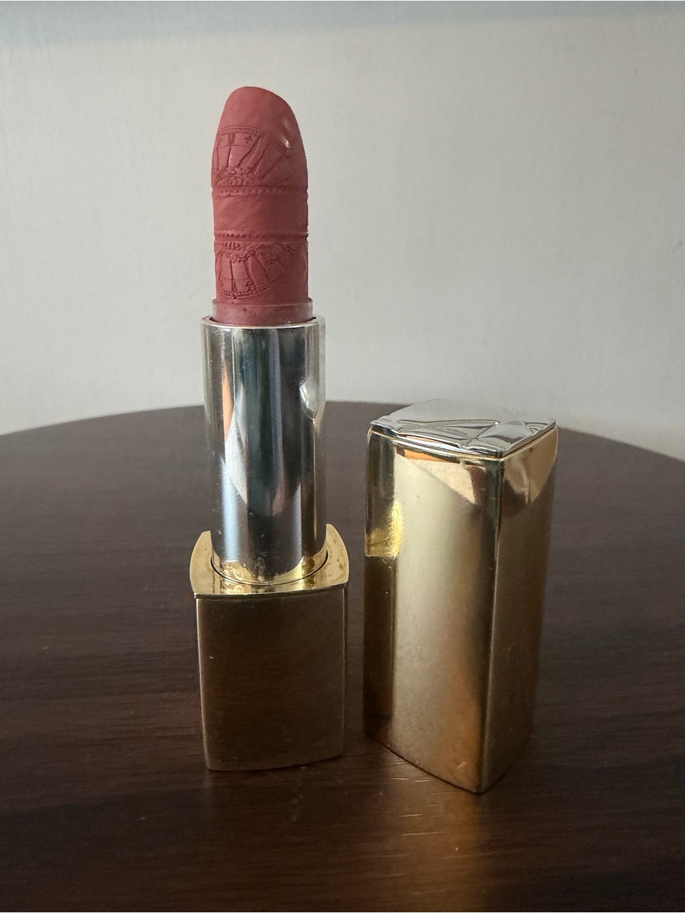 Dior Rouge 284 Rose Bavarde Velvet lipstick (swatched a few of times)